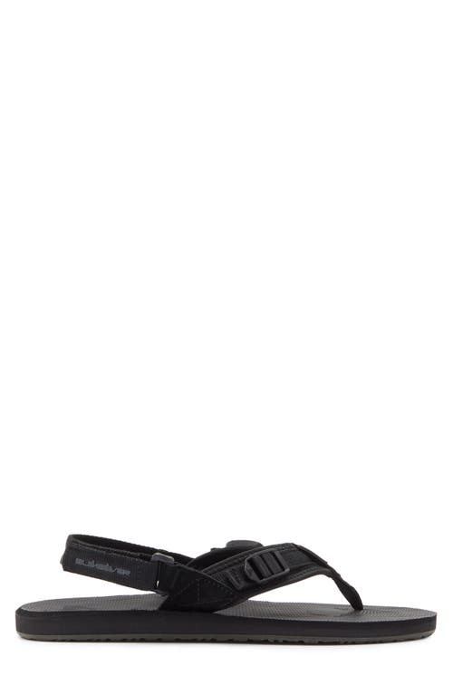 Quiksilver Carver Slingback Sandal In Black