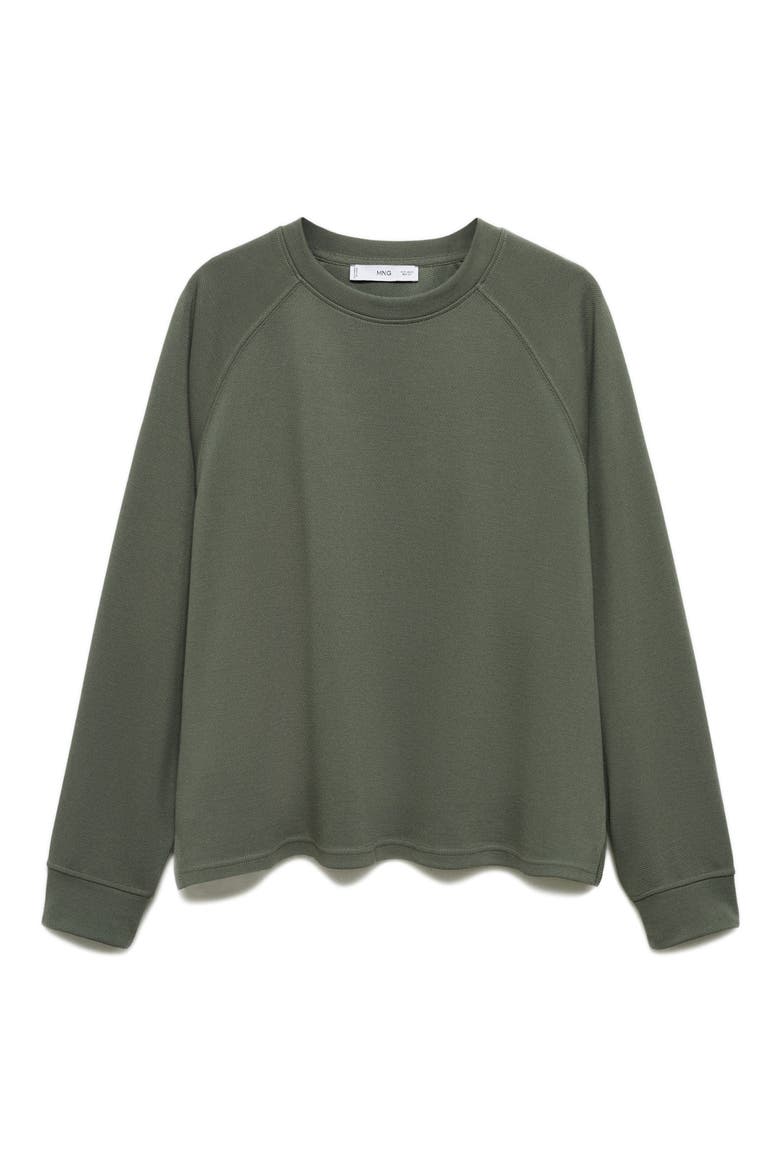 Relaxed Classic Sweatshirt, Alternate, color, KHAKI GREEN