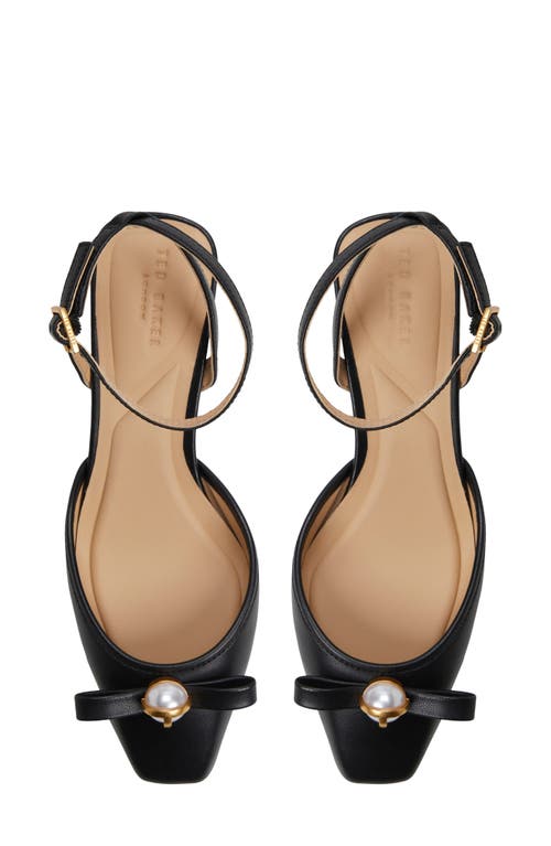 Ted Baker London Mabel Ankle Strap Pump In Black
