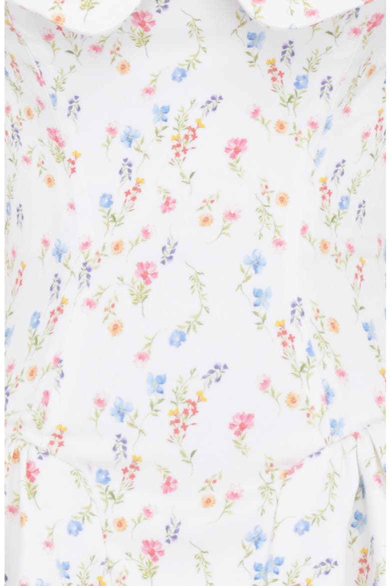 Elida Off the Shoulder Minidress, Alternate, color, WHITE/ PINK FLORAL PRINT