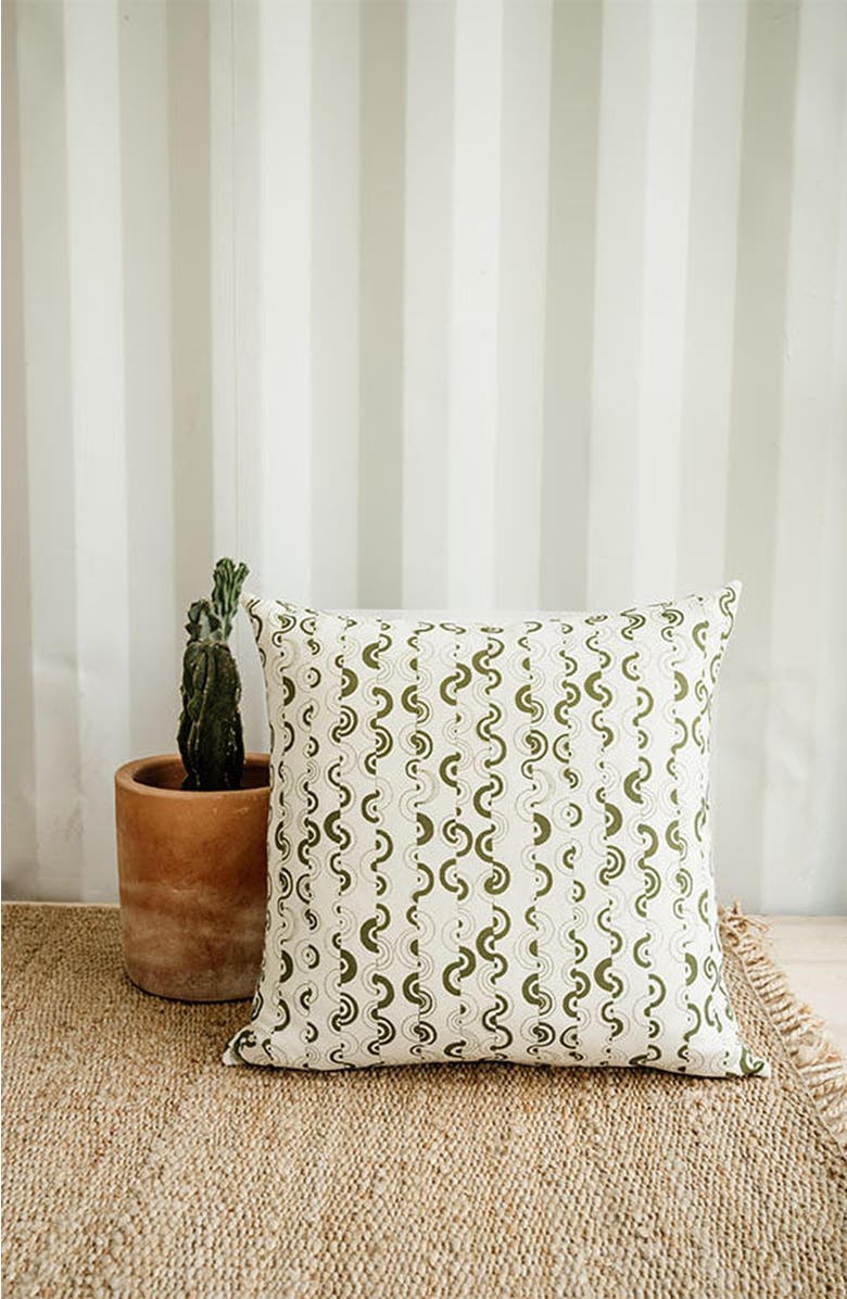 at300nelson Ortega in Cereus 24" x 24" Pillow, Alternate, color, Cereus