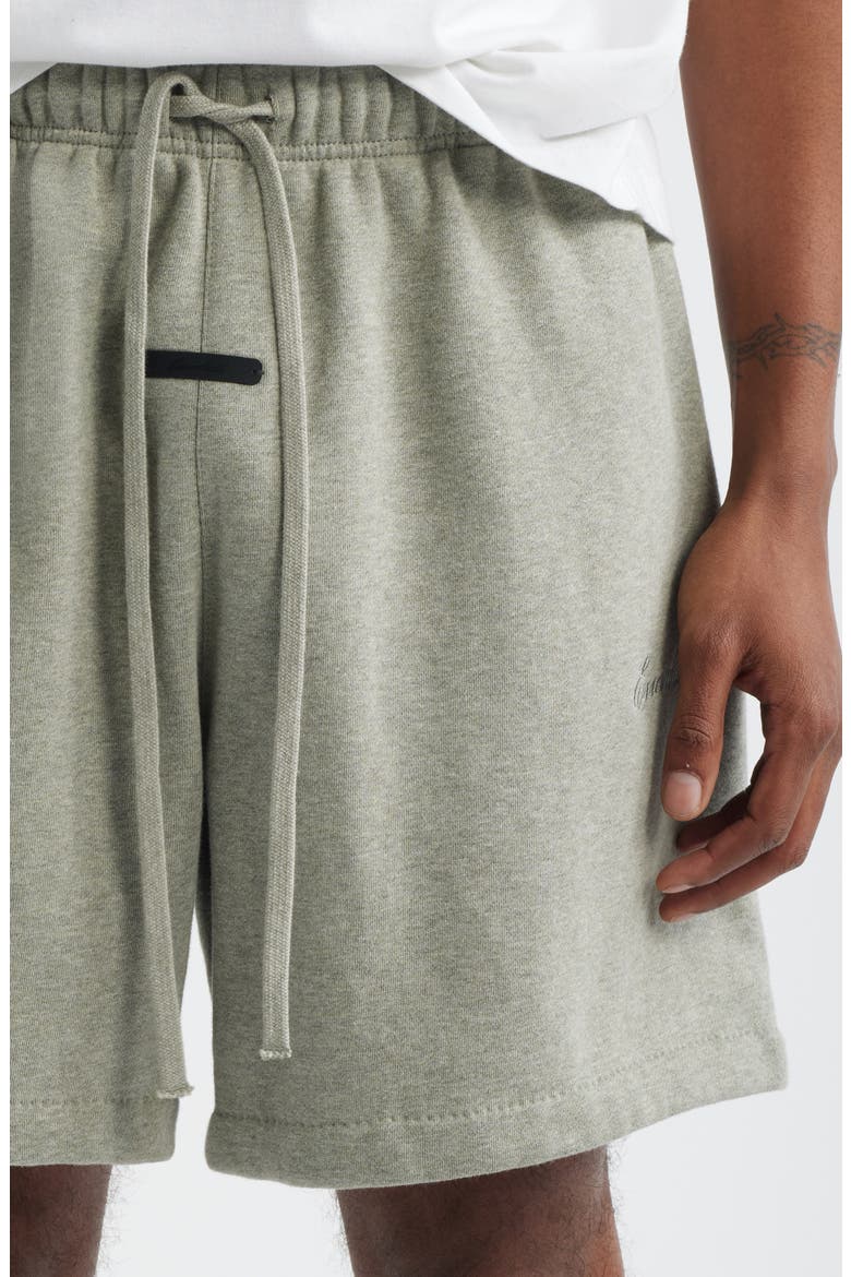 Signature Classic Fit Sweat Shorts, Alternate, color, CONCRETE/DARK CONCRETE HEATHER