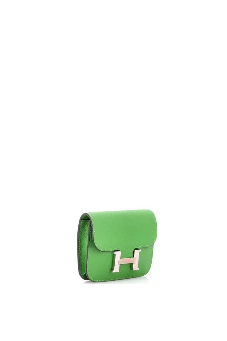 Constance Slim Wallet Evercolor, Alternate, color, Vert Yucca
