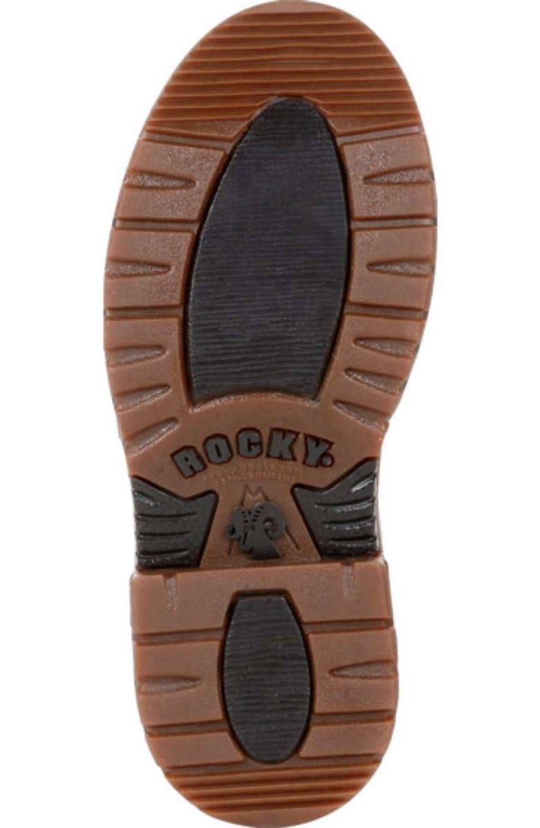 Rocky Kid's Flx Waterproof Western Boot, Alternate, color, Brown