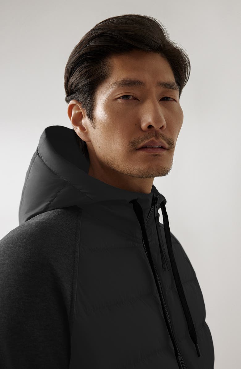 Canada Goose HyBridge Huron 675 Fill Power Hooded Down Sweatshirt Jacket, Alternate, color,