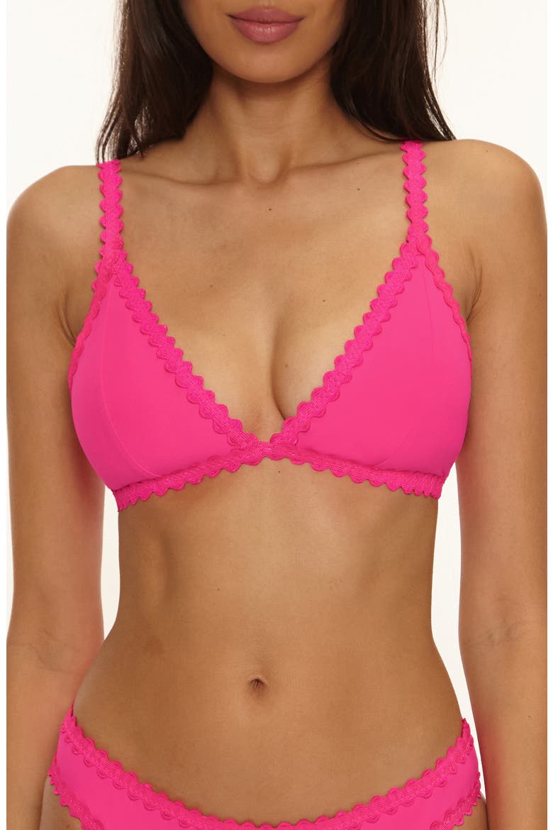 Bella Bikini Top, Main, color, STRAWBERRY