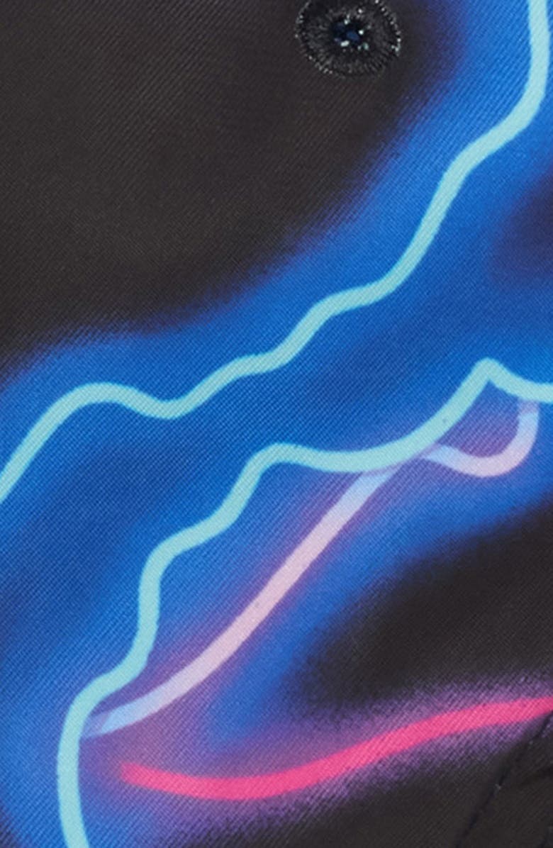 Valentino Garavani Men's Neon Camo Baseball Cap, Alternate, color, 