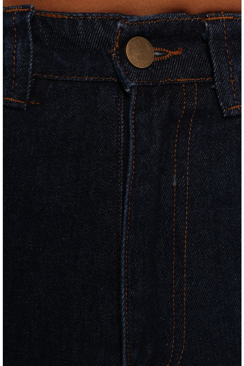 Nolan High Waist Wide Leg Jeans, Alternate, color, DARK DENIM