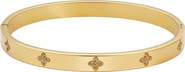 Adornia CZ Clover Bangle Bracelet