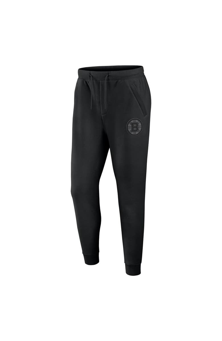 FANATICS Men's Fanatics  Black Boston Bruins Authentic Pro Road Fleece Sweatpants, Alternate, color, Black