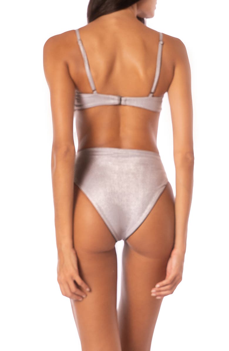 Maaji Smokey Silver Anya One-Piece Swimsuit, Alternate, color, Gray