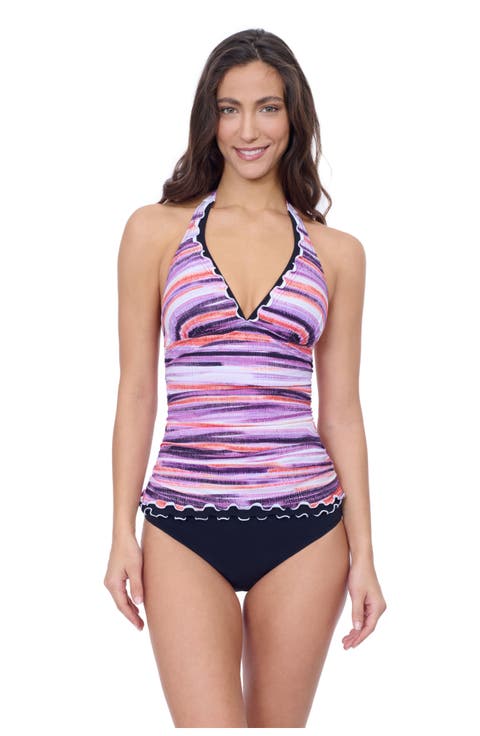 Riga Tricolore Halter Tankini