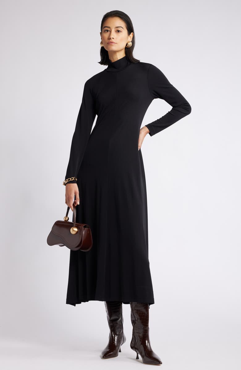 Nordstrom Long Sleeve Matte Jersey Dress, Main, color,
