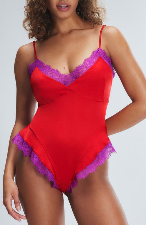 Fire Desire Lace Sleep Teddy (Regular & Plus)