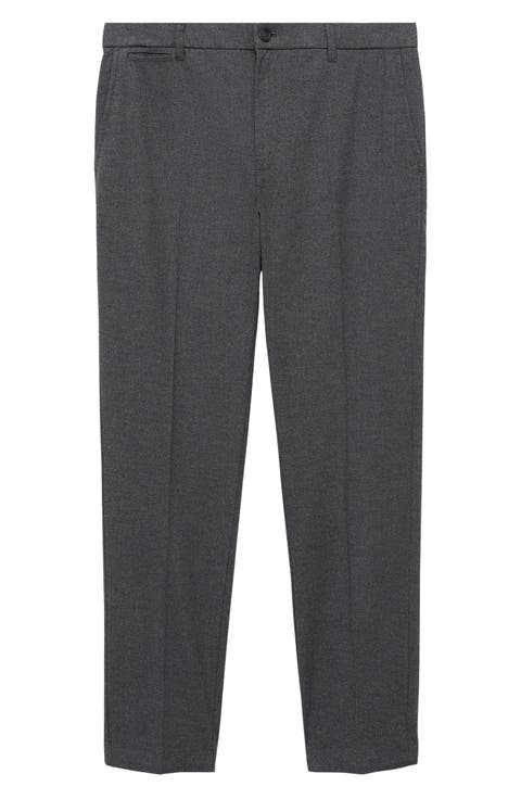 Check Slim Fit Pants