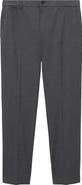 MANGO Check Slim Fit Pants