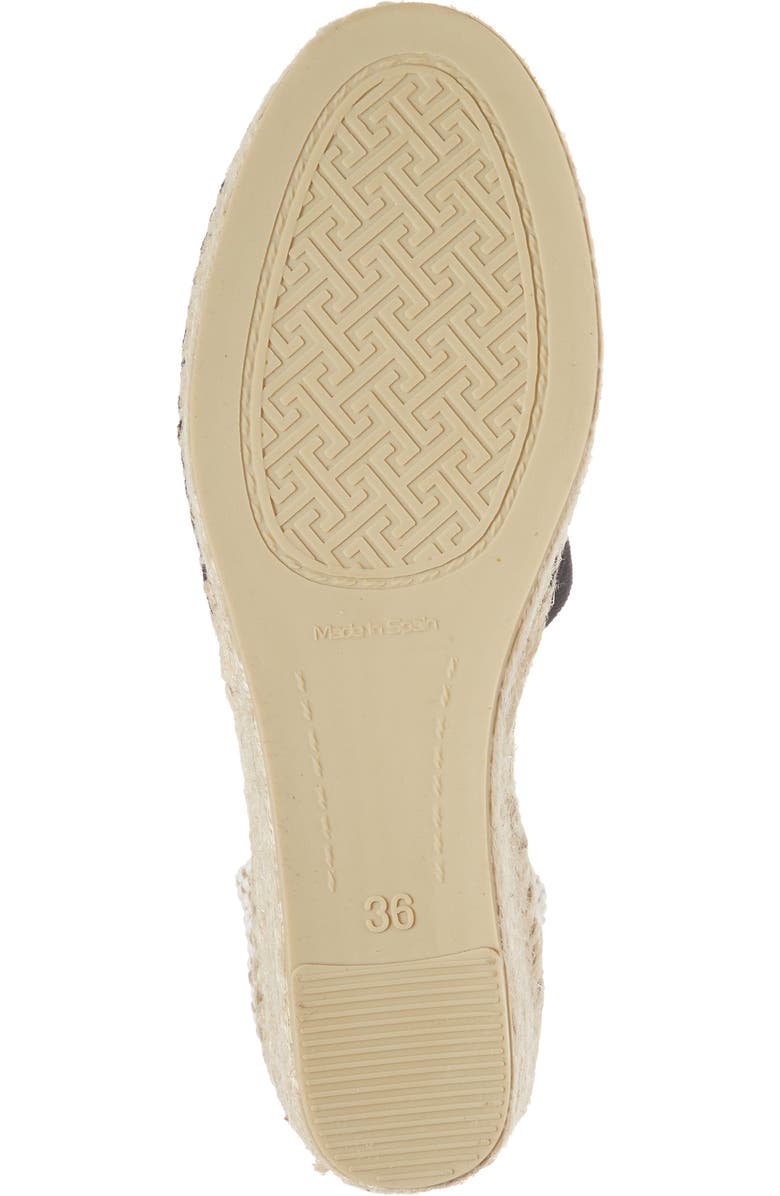 Toni Pons Valencia Wraparound Espadrille Wedge, Alternate, color, Black Fabric