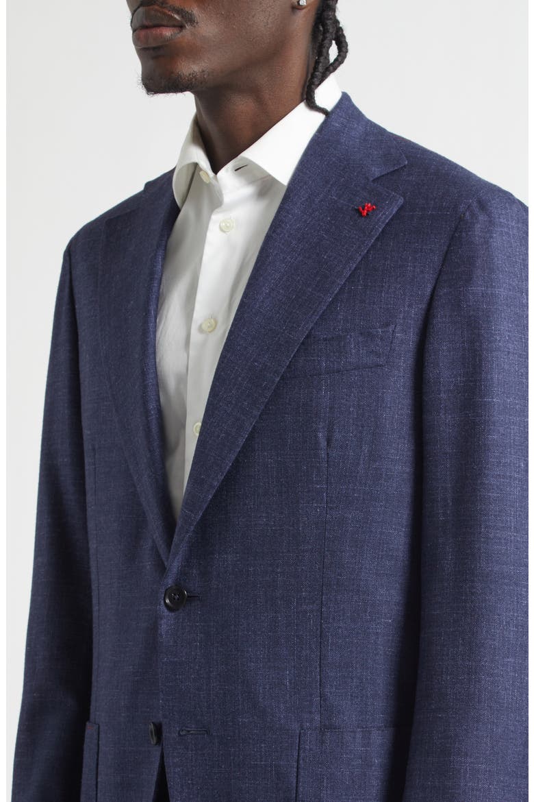 Marechiaro Wool & Cashmere Blend Soft Sport Coat, Alternate, color, BLUE