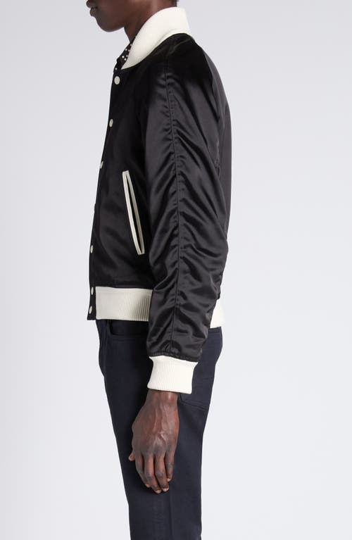 Tom Ford Outwear Blouson In Xbkwh Black/white