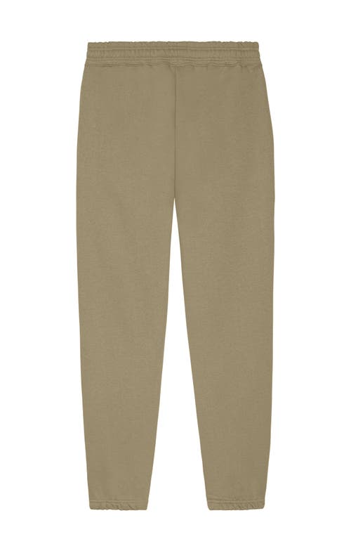 Dalix Mens Astronaut Heavyweight Fleece Sweatpant In Beige