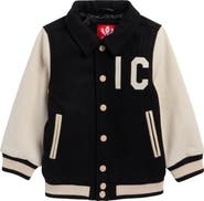 ICECREAM Kids' Constellation Wool Blend Varsity Jacket