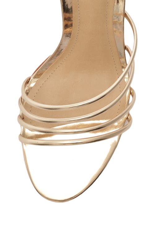 Schutz Inez Mule In Platina