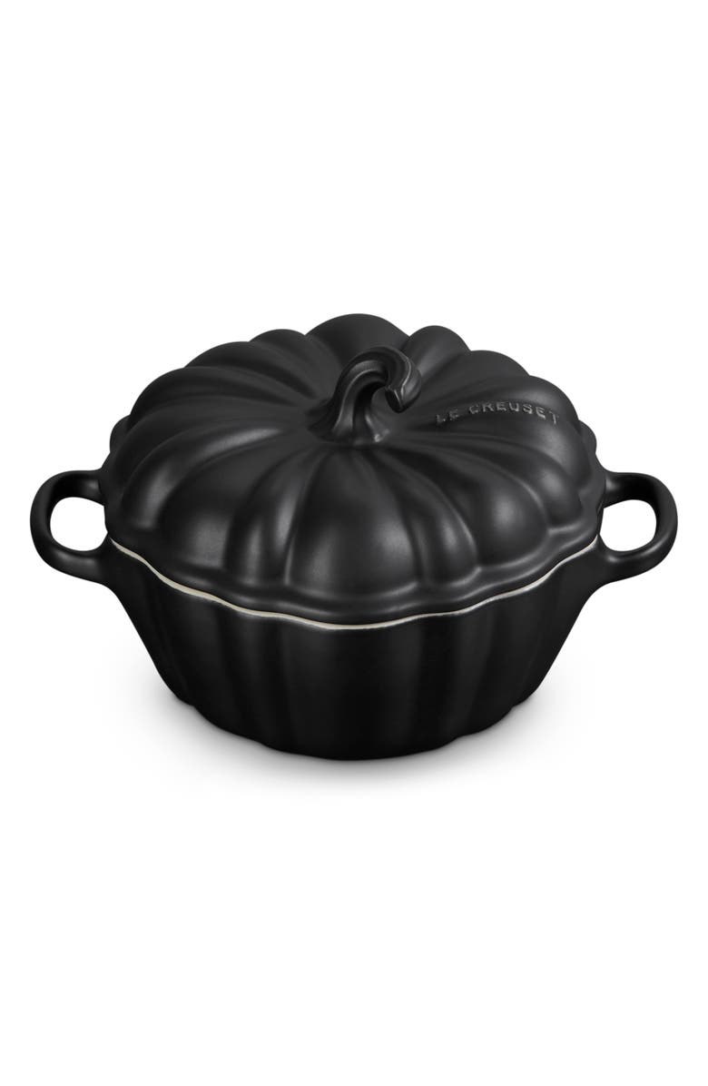 Le Creuset Figural Pumpkin Mini Baking Dish, Alternate, color, Licorice