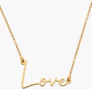Oak & Luna Belle "Love" Necklace