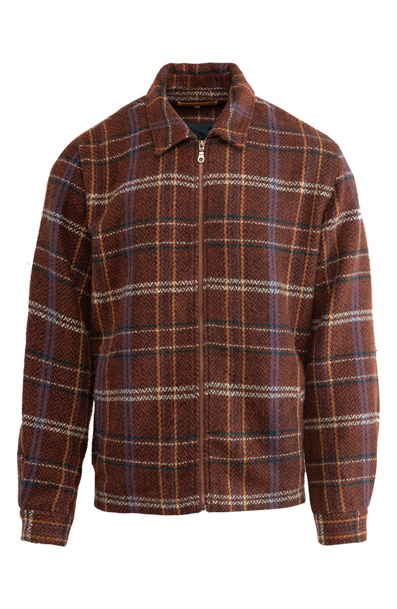 Round Two Zip Plaid Shirt Jacket, Alternate, color, 