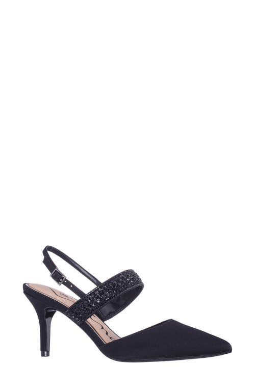 Nina Trista Pointed Toe Slingback Pump In Blue