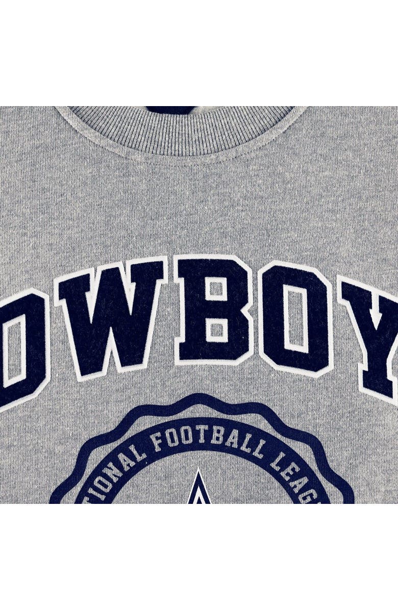 Tommy Hilfiger Men's Tommy Hilfiger Heather Gray Dallas Cowboys Ronald Crew Sweatshirt, Alternate, color, Heather Gray