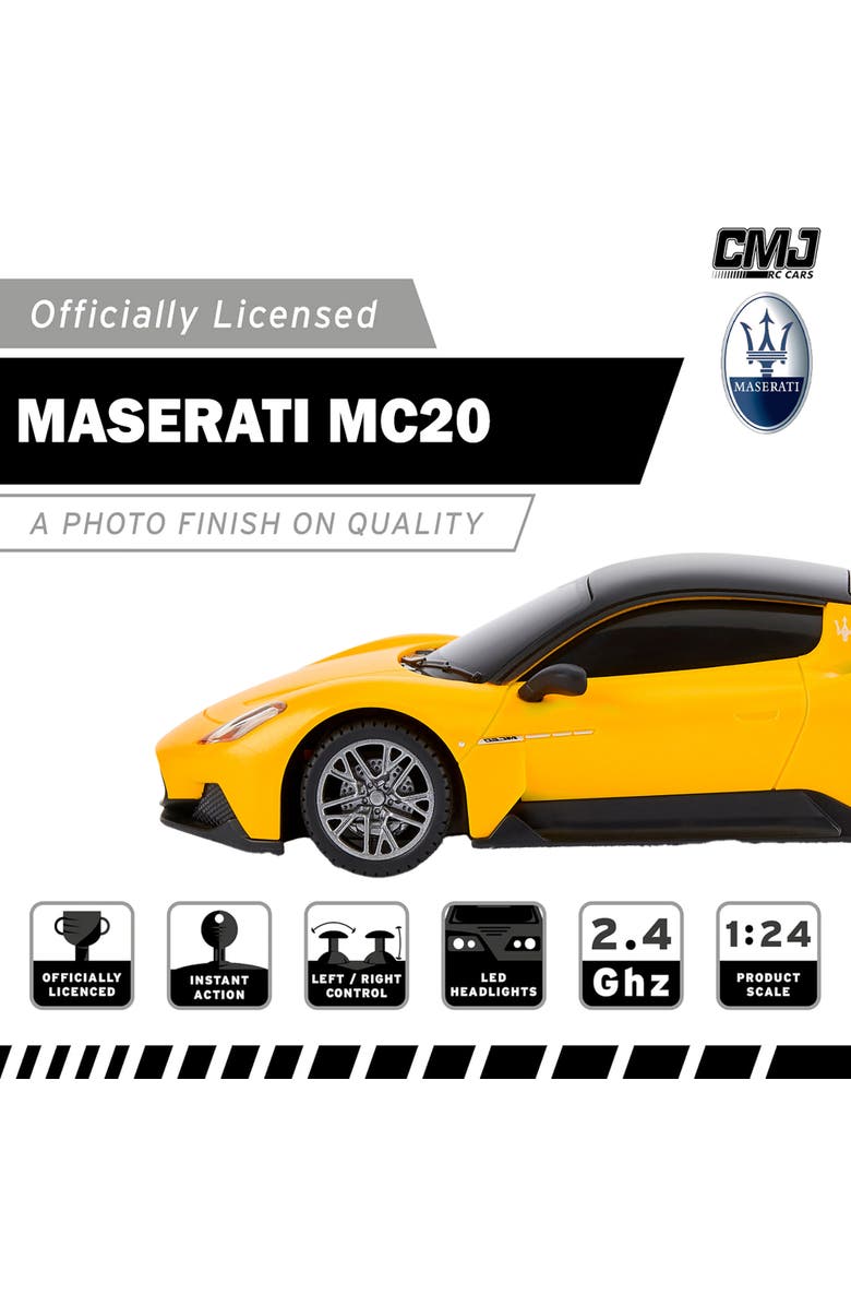 CMJ RC Cars Maserati MC20 Remote Controlled Car, Alternate, color, Multicolored