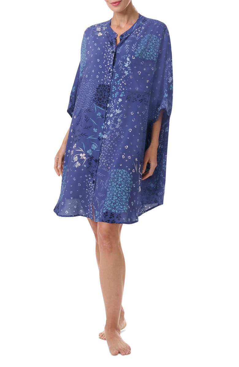 Splendid Oversize Button-Up Nightgown, Alternate, color, 