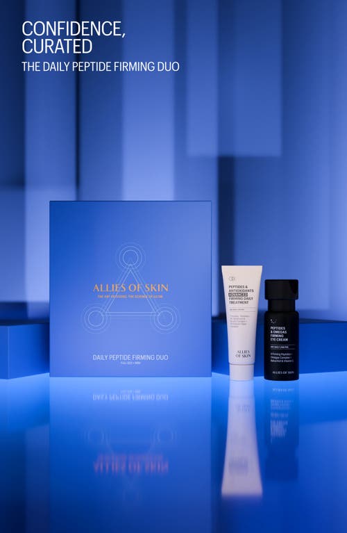 Allies Of Skin Daily Peptide Firming Set $122 Value In Transparent