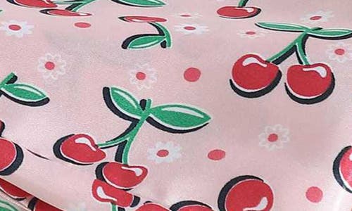 Betsey Johnson Cherry Good Day Sheet Set In Pink