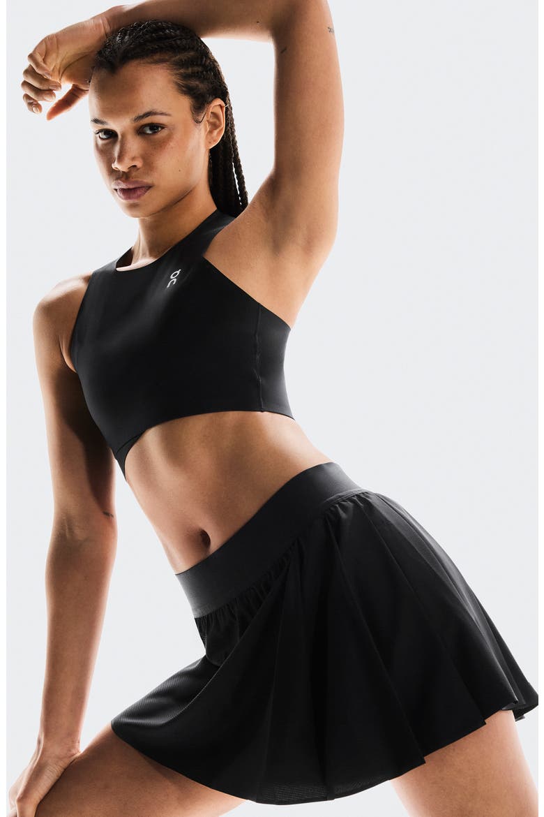 Court Pleated Skort, Alternate, color, BLACK