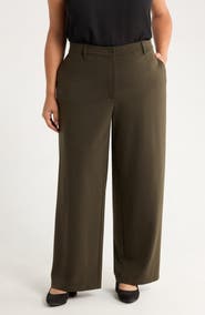 Eileen Fisher High Waist Wide Leg Pants