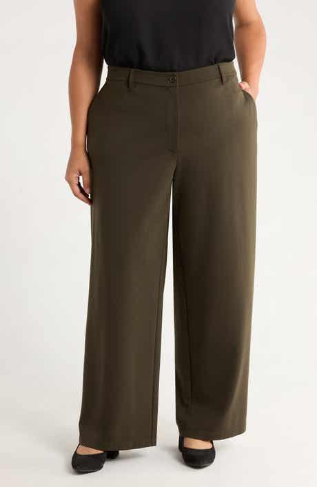 Eileen Fisher High Waist Wide Leg Pants