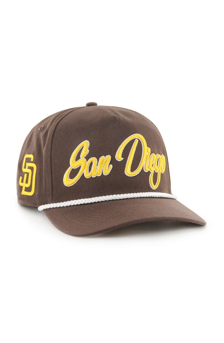 '47 Men's '47 Brown San Diego Padres Overhand Hitch Adjustable Hat, Main, color,