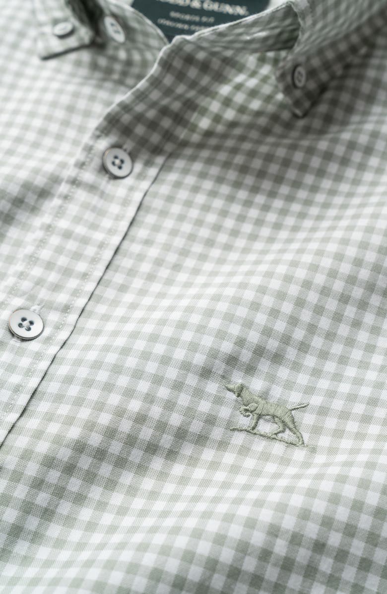 Rodd & Gunn Gunn Check Oxford Sports Fit Button-Down Shirt, Alternate, color, Dusty Sage