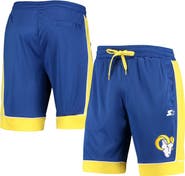 STARTER Men's Starter Royal/Gold Los Angeles Rams Fan Favorite Fashion Shorts