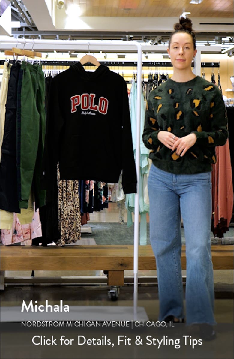 Kids' Bouclé Logo Fleece Hoodie, sales video thumbnail