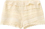 MANGO TEEN Kids' Crochet Ruffled Shorts