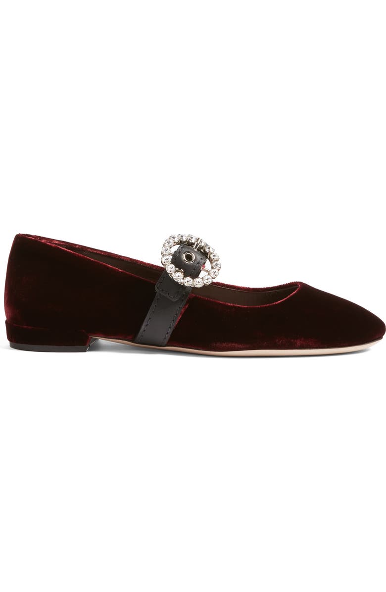 Miu Miu Buckle Ballet Flat, Alternate, color,