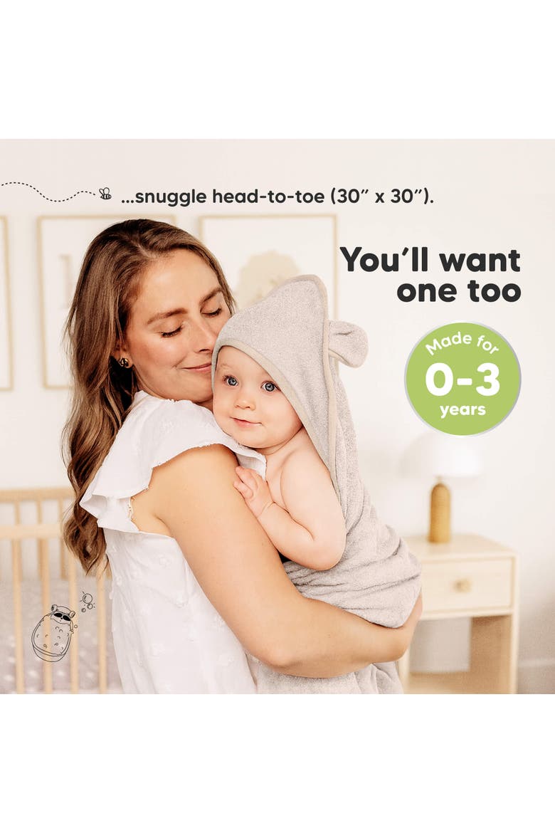 2-Pack Snuggle Hooded Towels, Alternate, color, Sage