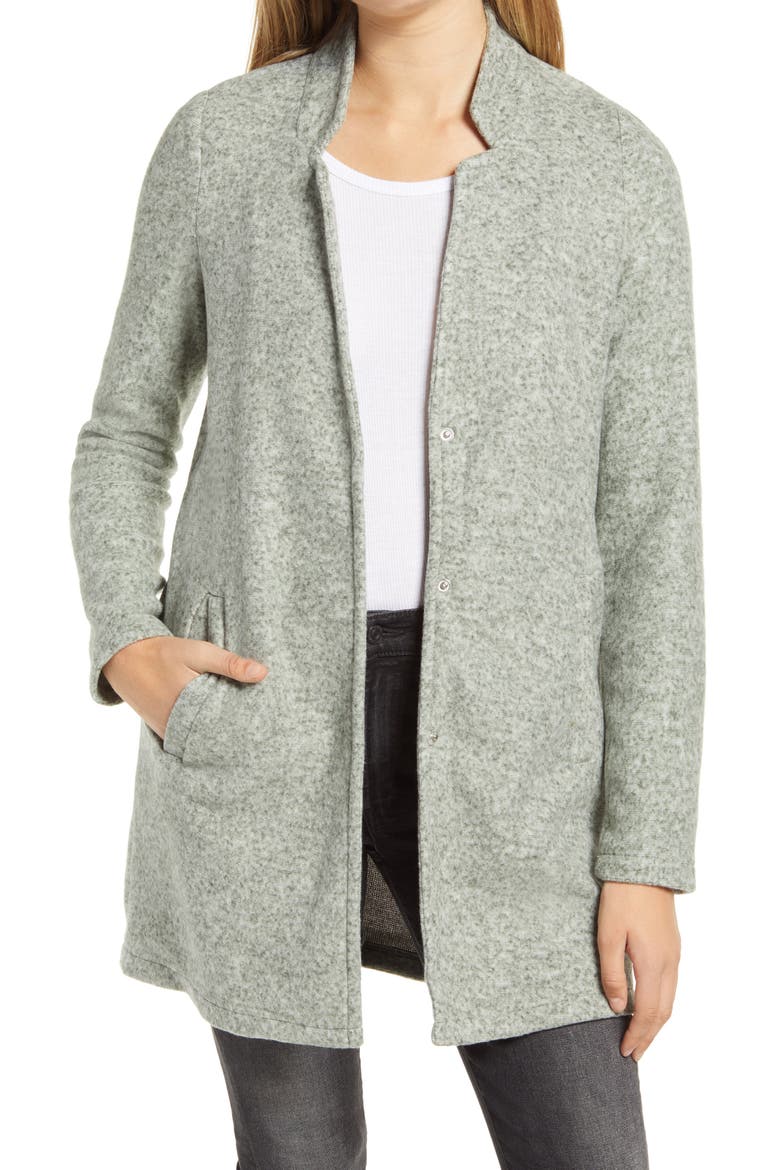 Katherine Brushed Jacket, Main, color, BLACK FOREST