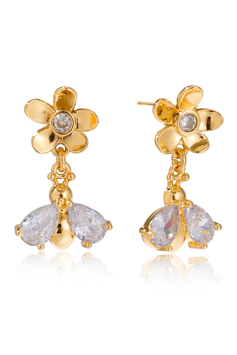Golden Honey Drop Earrings, Main, color, GOLD