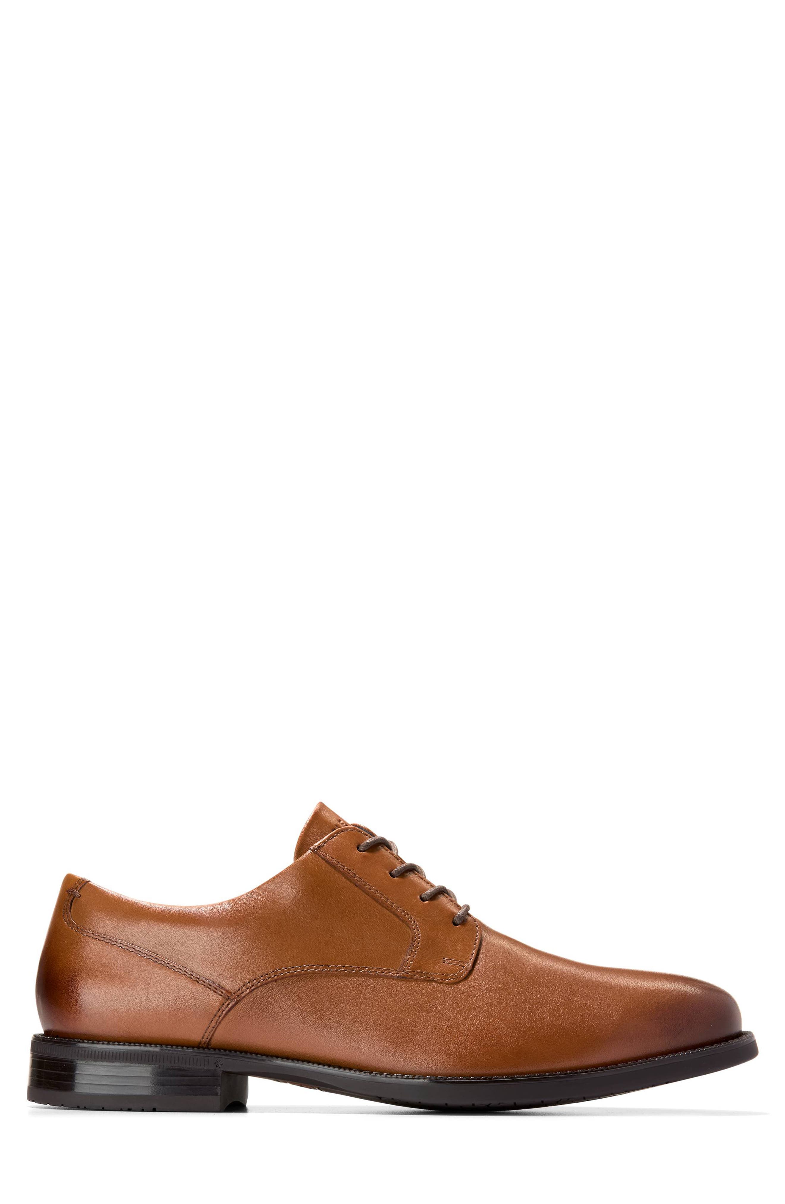 Bedford Plain Toe Derby, Alternate, color, BRITISH TAN JAVA