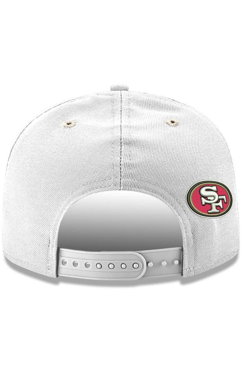 New Era Men's New Era White San Francisco 49ers Script Original Fit 9FIFTY Snapback Hat, Alternate, color, 