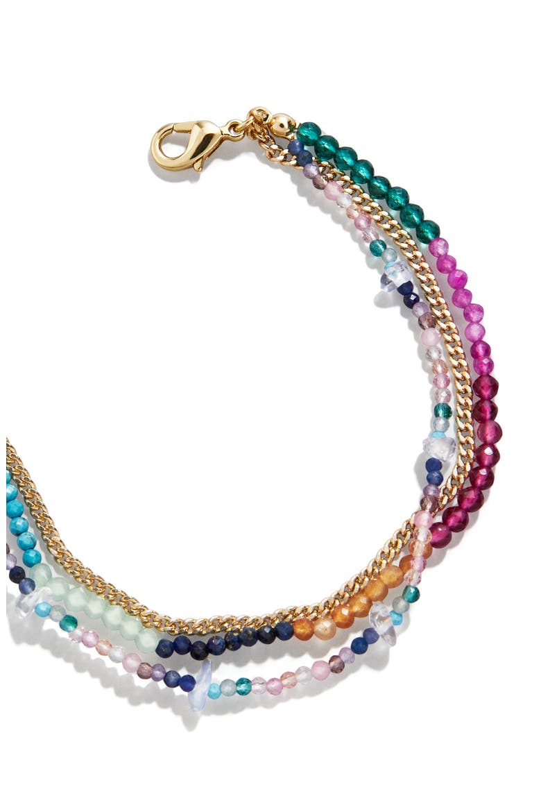 Rowan Semiprecious Layered Bracelet, Alternate, color, MULTI